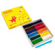 Дитячий восковий пластилін "Малята" 100305, 12 кольорів 144 г (100305)