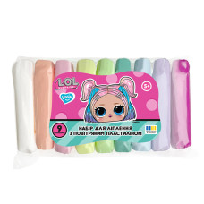 Набір для ліплення з повітряним пластиліном L.O.L. Surprise! LOL70194, 9 кольорів пастель (LOL70194)