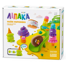 Меганабор пластилина "Файные мороженые" ЛИПАКА 15029-UA01 самостоятельно затвердевает(15029-UA01)