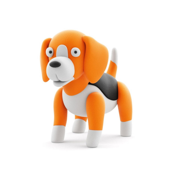 Набір пластиліну "Собаки-Друзі: Бігль Вокі" ЛІПАКА 30152-UA01 самостійно твердіє (30152-UA01)