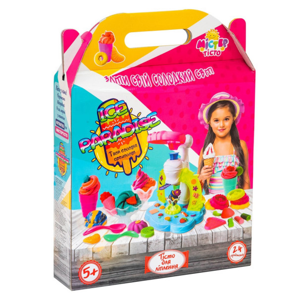 Дитячий набір для творчості "Містер тісто - Ice paradise" 71502, 24 предмети (71502)