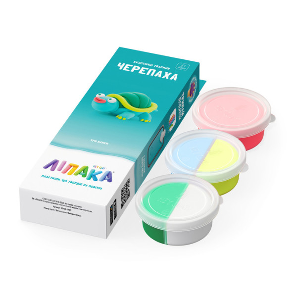 Набір пластиліну, що самостійно твердіє Черепаха ЛІПАКА 30126-UA01 (30126-UA01)