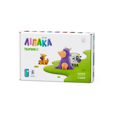 Набір пластиліну, що самостійно твердіє ЛІПАКА – Корівка, песик, вівця 60024-UA01 (60024-UA01)