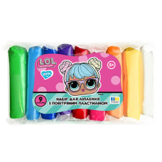 Набір для ліплення з повітряним пластиліном L.O.L. Surprise! LOL70195, 9 кольорів класик (LOL70195)