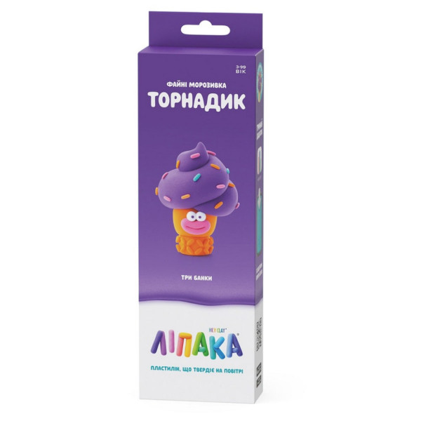 Набор пластилина "Файные мороженые: Торнадик" ЛИПАКА 30144-UA01 самостоятельно затвердевает(30144-UA01)