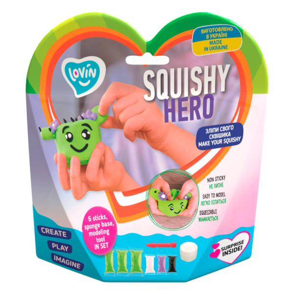 Набір для ліплення з повітряним пластиліном Squishy Cactusita TM Lovin 70124 (70124)