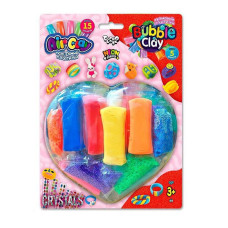 Креативна творчість із пластиліну "Air Clay+Bubble Clay" ARBB-03-01 блістер 15 брикетів (ARBB-03-01)