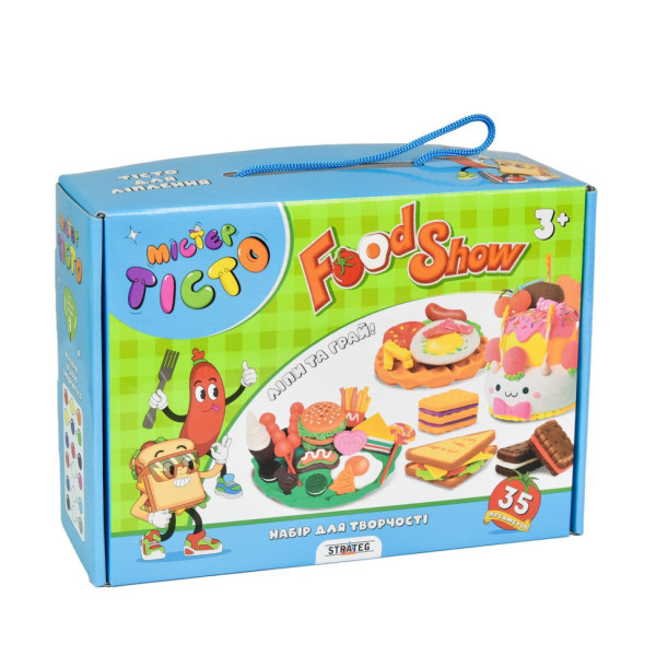 Дитячий набір для творчості "Містер тісто Food Show" 41018, 35 предметів (41018ST)