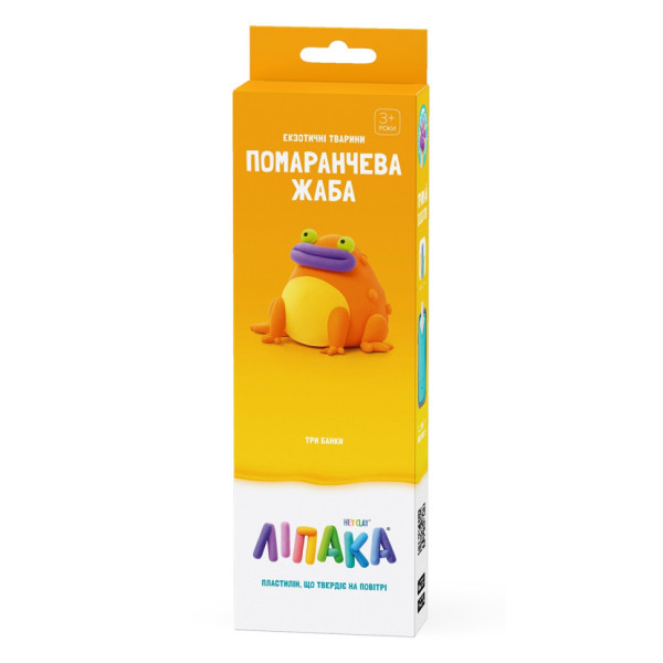 Набір самозатвердіючого пластиліну Екзотичні тварини Жаба ЛІПАКА 30124-UA01 (30124-UA01)