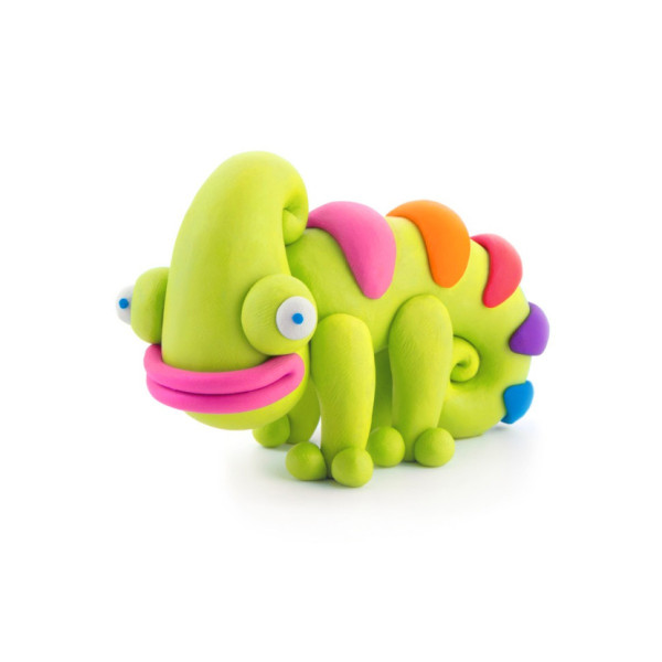 Набір самозатвердіючого пластиліну Екзотичні тварини Хамелеон ЛІПАКА 30123-UA01 (30123-UA01)