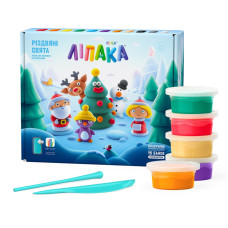 Дитячий меганабір пластиліну "Різдвяні свята" Lipaka 99001-UA01 самостійно твердіє (99001-UA01)
