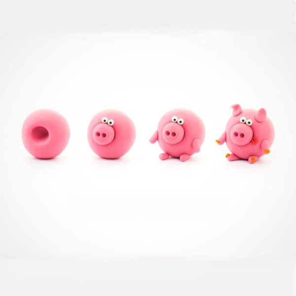 Набор самозатвердевающего пластилина Поросенок ЛИПАКА 30045-UA01(30045-UA01)