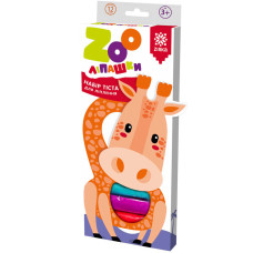 Тесто для лепки ZOOлипашки "Жираф" ZIRKA 140211 (12 разноцветных стиков по 35 г)(140211)