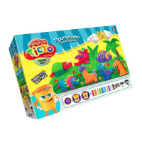 Набор для творчества "Тесто для лепки Master Do"  TMD-07-01-04U укр Прогулка с динозаврами(TMD-07-01U)