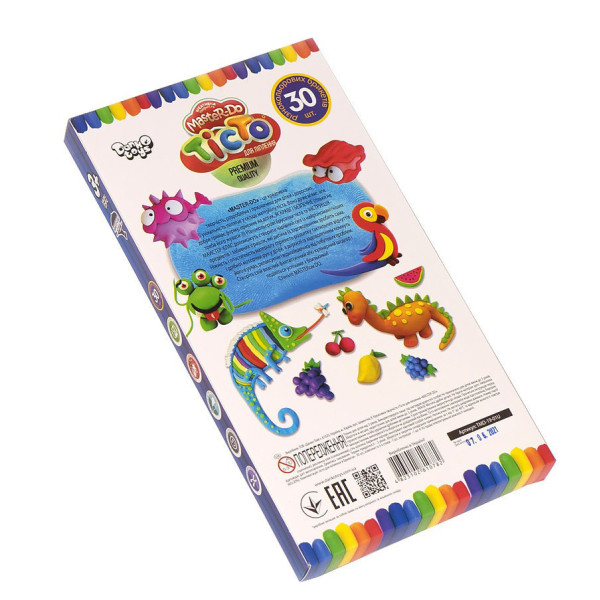 Набір креативної творчості "Тісто для ліплення MASTER DO" TMD-19-01U укр (TMD-19-01U)