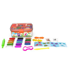 Набор для творчества с тестом "16 colors Box" ТМ Lovin 41186 в пластиковом боксе(41186)