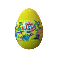 Набор креативного творчества "Тесто для лепки Master Do" Dinosaurs EGGS ТМD-08-01U Желтый(ТМD-08-01U)