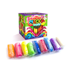 Тесто для лепки "Master Do" 9 цветов MMD-01-01…07 с блестками 7596DT  Вид 2(MMD-01-02)