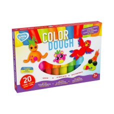 Набор для лепки с тестом Color Dough 41204, 20 стиков(41204L)