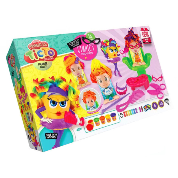 Набор для творчества "Тесто для лепки "Master Do" Стилист-парикмахер TMD-13-01U на укр. языке(TMD-13-01U)