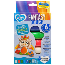 Набор для лепки из теста "Fantasy Dough" 41241, 6 цветов(41241)