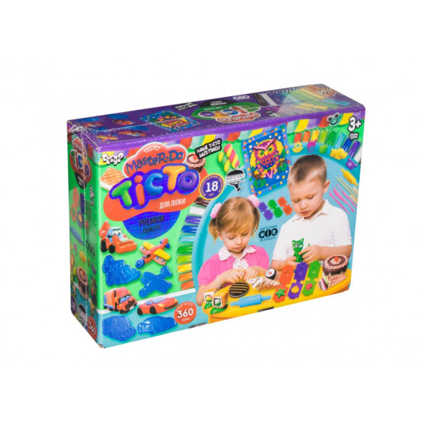 Набор для творчества "Тесто для лепки" Master Do 7782, 18 цветов(TMD-03-05(18))