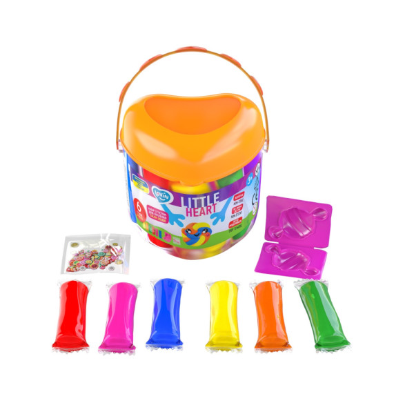 Набір для ліплення з тістом Little Heart 41240, 6 стиків (41240)