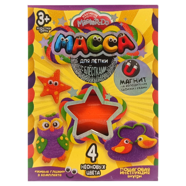 Набор креативного творчества Масса для лепки "MASTER DO" MMD-02-01, 4 цвета Вид 2(MMD-02-02)