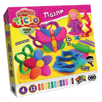 Набор для творчества "Тесто для лепки Master Do" ПАЗЛЫ TMD-11U с формочками Бабочка(TMD-11-02U)