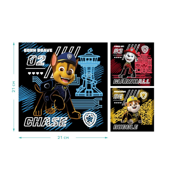 Набір гравюр Paw Patrol "Друзі" Dodo 200193 (200193)