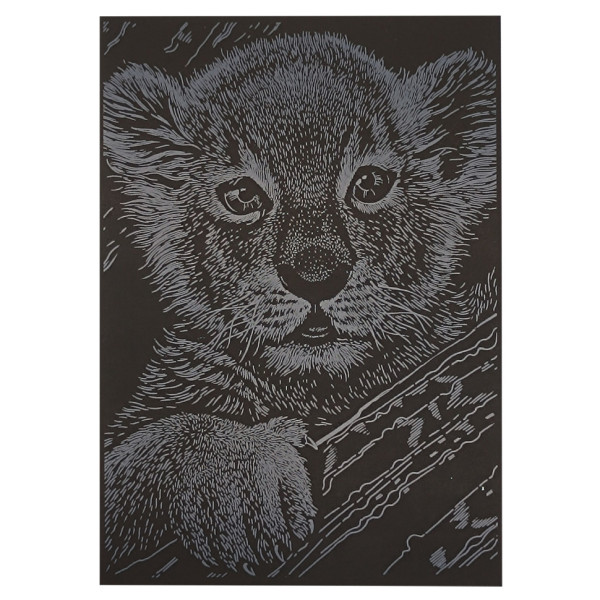 Гравюра А5 "Тигреня" ГрА5с-16 економ варіант у пакеті 21 х 14,8 см (ГрА5с-16)