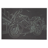 Гравюра А5 "Мотоцикл-2" ГрА5з-9 економ-варіант у пакеті 21 х 14,8 см (ГрА5з-9)