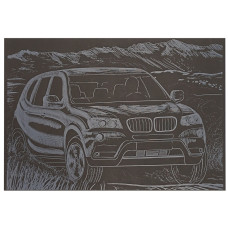 Гравюра А5 "Джип-1" ГрА5с-32 економ варіант у пакеті 21 х 14,8 см (ГрА5с-32)