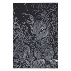 Гравюра А5 "Оленя" ГрА5с-31 економ варіант у пакеті 21 х 14,8 см (ГрА5с-31)