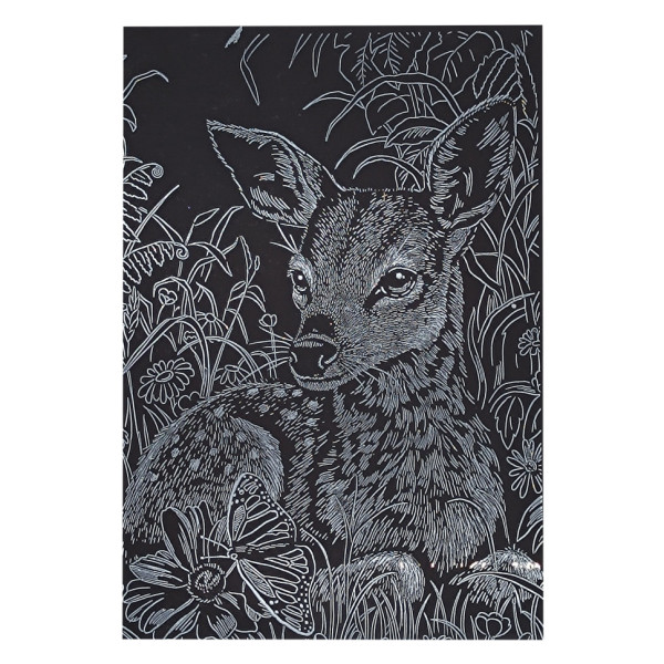 Гравюра А5 "Оленя" ГрА5с-31 економ варіант у пакеті 21 х 14,8 см (ГрА5с-31)