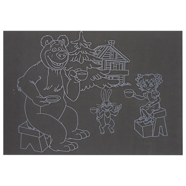 Гравюра А5 "Чаювання на природі" ГрА5с-27 економ варіант у пакеті 21 х 14,8 см (ГрА5с-27)