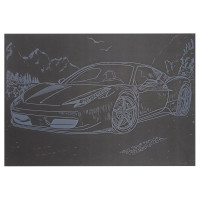 Гравюра А5 "Спорткар-2" ГрА5с-18 економ варіант у пакеті 21 х 14,8 см (ГрА5с-18)