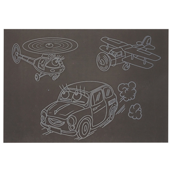 Гравюра А5 "Транспорт" ГрА5с-14 економ варіант у пакеті 21 х 14,8 см (ГрА5с-14)