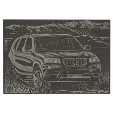 Гравюра А5 "Джип" ГрА5з-11 економ варіант у пакеті 21 х 14,8 см (ГрА5з-11)