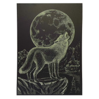 Гравюра А4 "Вовк" ГрА4-9з економ варіант в пакеті 29,7х21 см (ГрА4-9з)