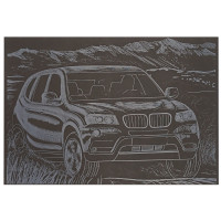 Гравюра А5 "Джип-1" ГрА5с-32 эконом вариант в пакете 21 х 14,8 см(ГрА5с-32)