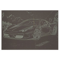 Гравюра А5 "Спорткар" ГрА5з-4 економ варіант у пакеті 21 х 14,8 см (ГрА5з-4)