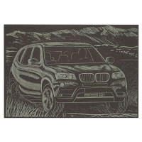 Гравюра А5 "Джип" ГрА5з-11 економ варіант у пакеті 21 х 14,8 см (ГрА5з-11)