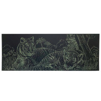 Гравюра панорама "Тигри" ГрВ2-2 економ варіант в пакеті 41х15 см (ГрВ2-2)