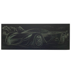 Гравюра панорама "Спорткар" ГрВ2-4 економ варіант в пакеті 41х15 см (ГрВ2-4)