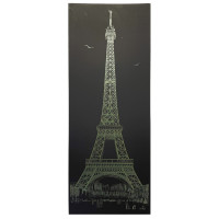 Гравюра панорама "Ейфелева вежа" ГрВ2-1 економ варіант в пакеті 41х15 см (ГрВ2-1)