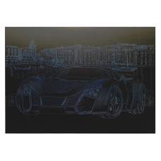 Гравюра А4 "Спорткар" ГрА4-4с економ варіант в пакеті 29,7х21 см (ГрА4-4с)