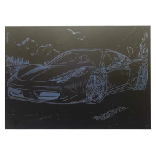 Гравюра А4 "Спорткар-1" ГрА4-8с економ варіант в пакеті 29,7х21 см (ГрА4-8с)