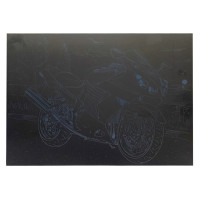 Гравюра А4 "Мотоцикл-1" ГрА4-12с економ варіант в пакеті 29,7х21 см (ГрА4-12с)