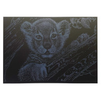 Гравюра А4 "Левеня" ГрА4-10с економ варіант в пакеті 29,7х21 см (ГрА4-10с)